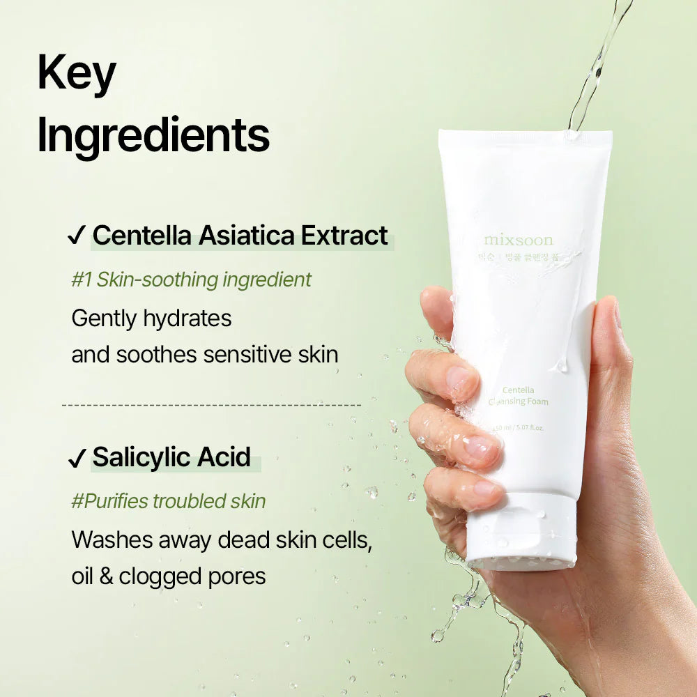Mixsoon Centella Cleansing Foam -150ml
