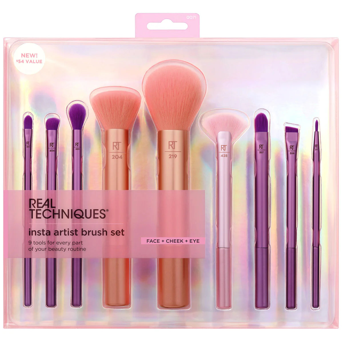 Real Techniques Insta Artist 9-Piece Brush Set | Pro Results