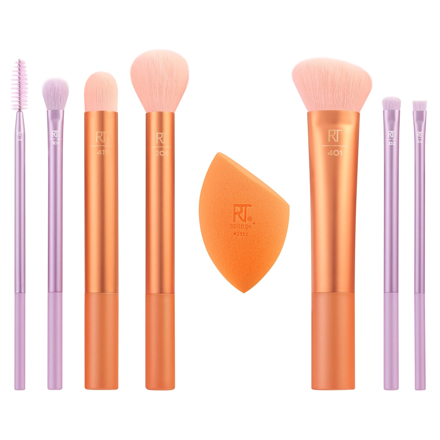 Real Techniques Level Up Brush And Sponge Set – 6-Piece Kit For Flawless Makeup Application
