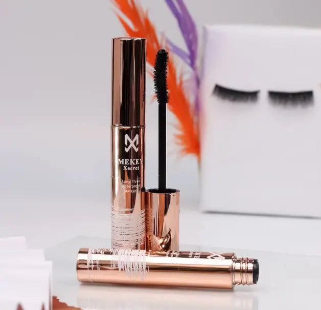 Mekey Xecret Volumizing Lengthening Defining Waterproof Mascara