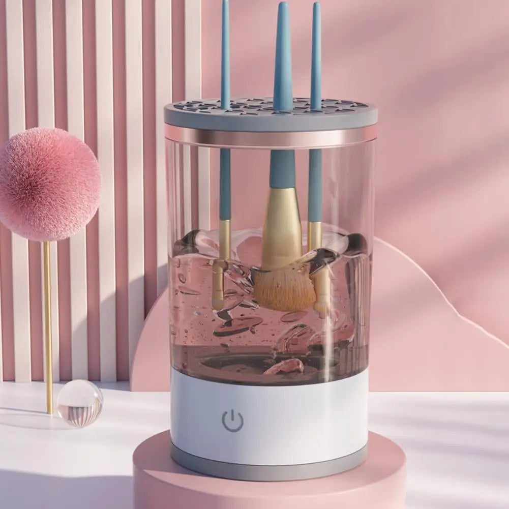 3-in-1 Automatic Makeup Brush Cleaning Drying Stand