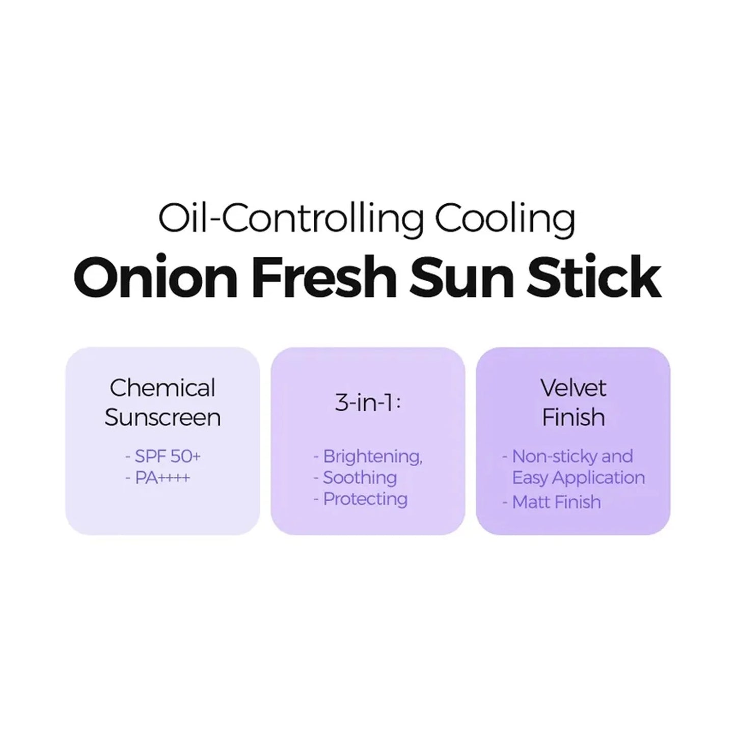 Isntree Onion Fresh Light Sun Stick