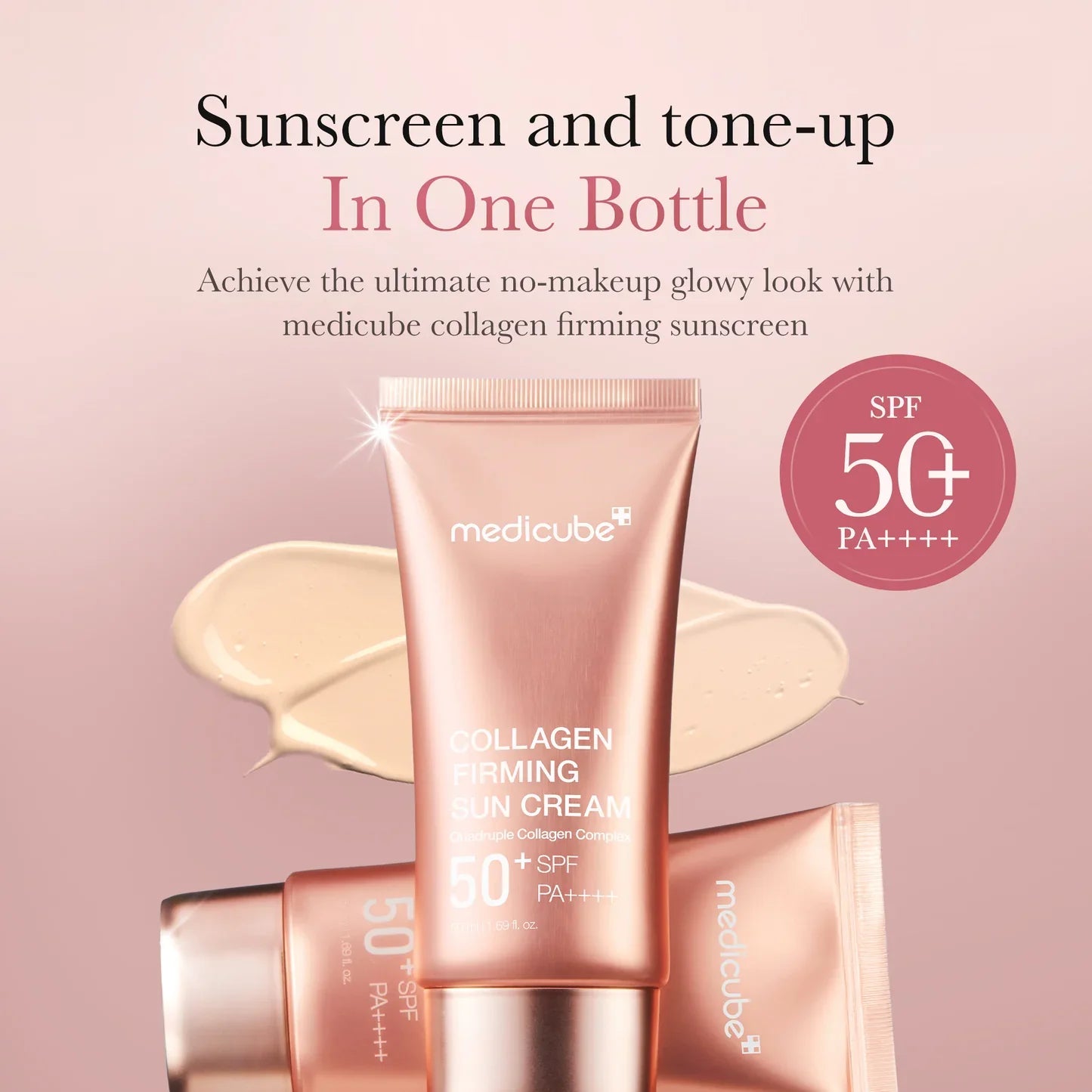 Medicube Collagen Firming Sun Cream SPF50+ PA+++ | Anti-Aging UV Protection