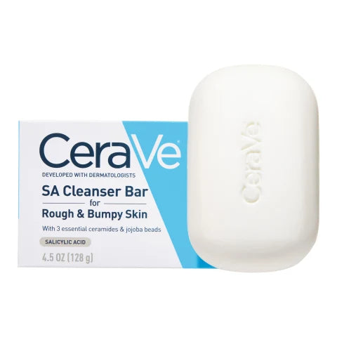 CeraVe SA Cleanser bar for rough and bumpy skin