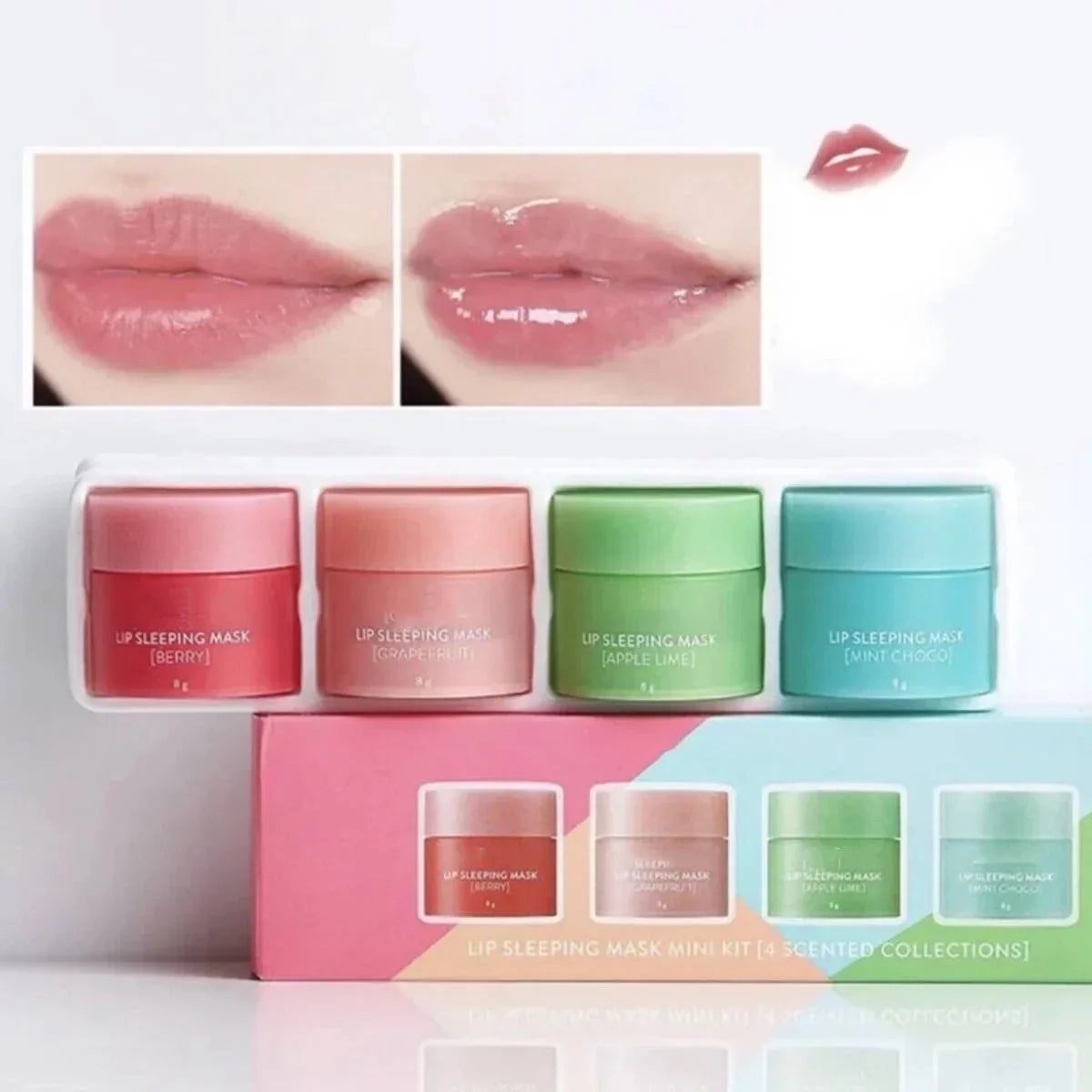 Laneige Lip Sleeping Mask Mini Kit – 4 X 8g For Soft Lips