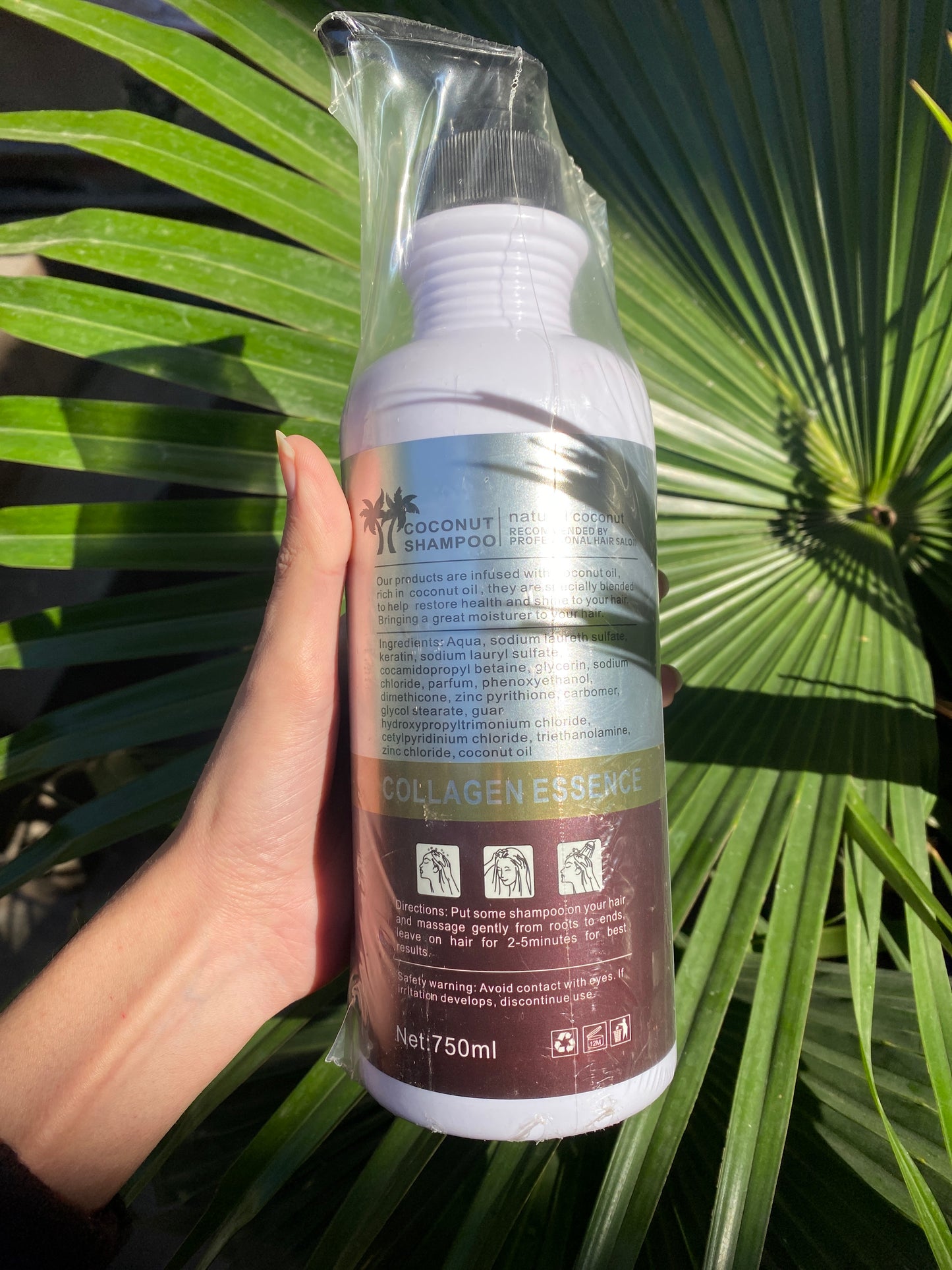 SIKOURUOLAN Natural Coconut Collagen Essence Hair Shampoo -750ml
