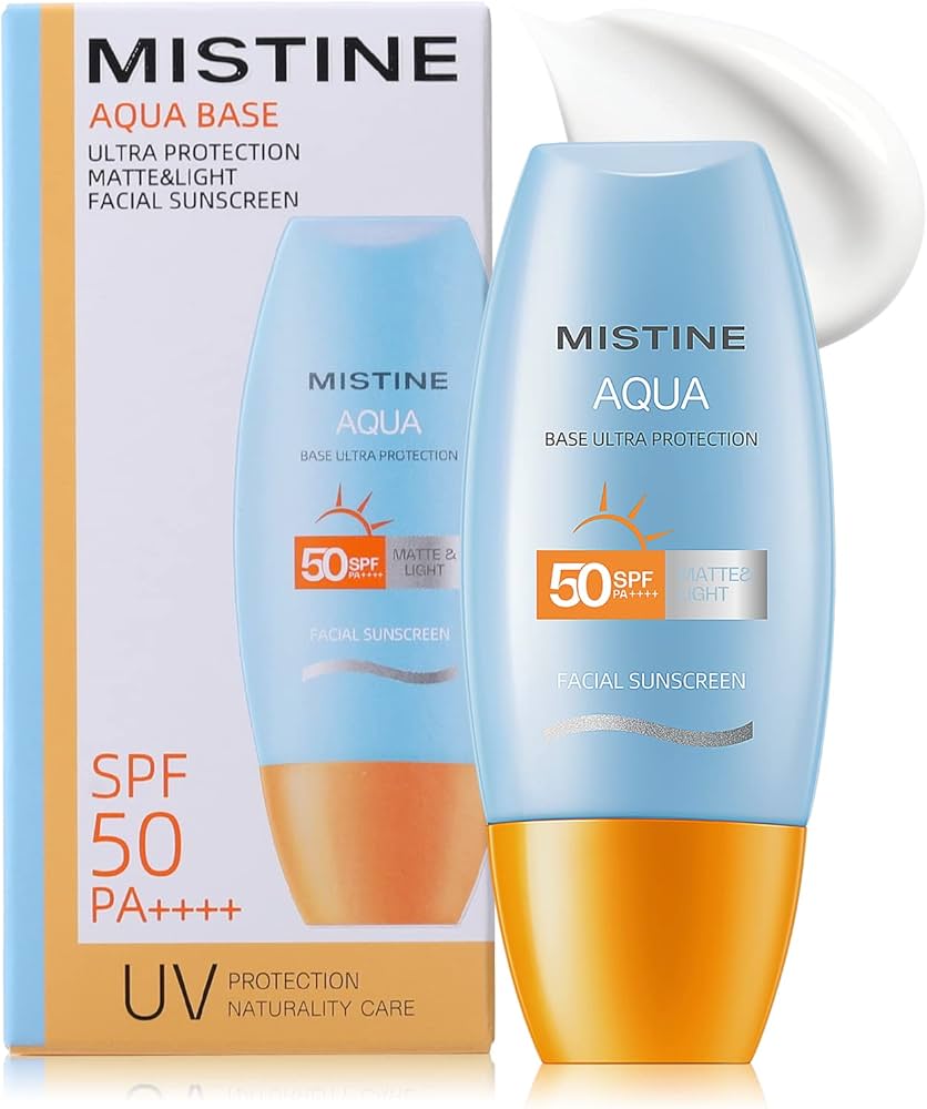 MISTINE Aqua Base Ultra Protection Matte & Light Facial Sunscreen Pro SPF50 PA ++++