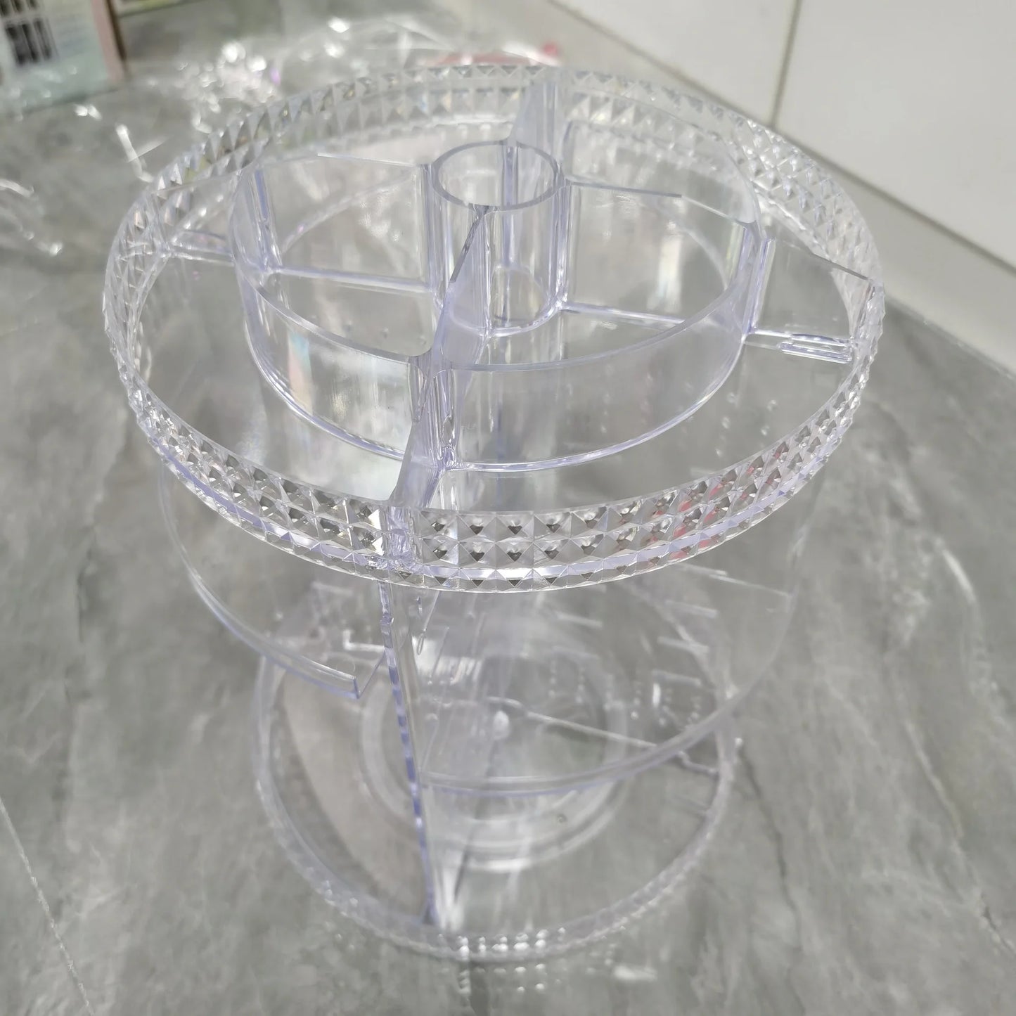 Acrylic 360 Degree Rotation Cosmetic Organizer