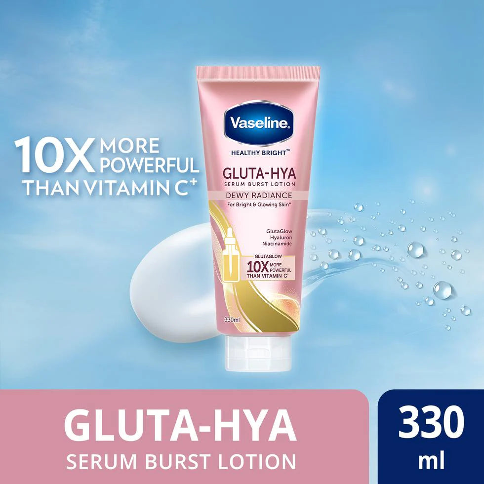 Vaseline Gluta-Hya Serum Burst Lotion Dewy Radiance -330ml