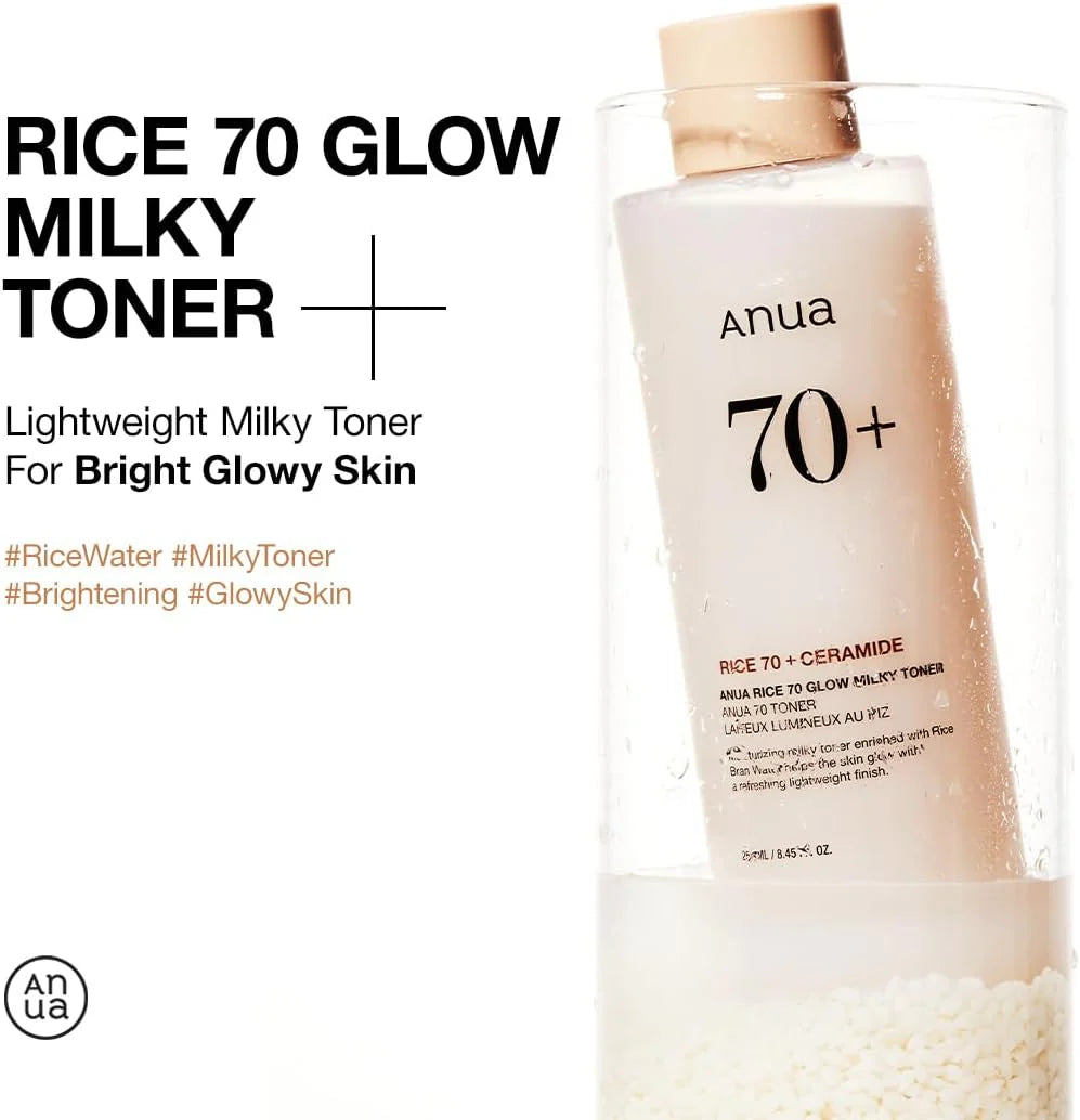 Anua Rice 70 Glow Milky Toner -250ml