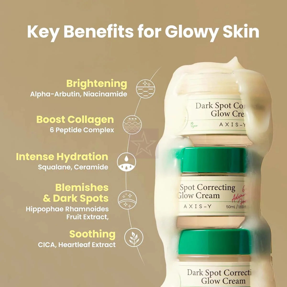 Axis-Y Dark Spot Correcting Glow Cream -50ml