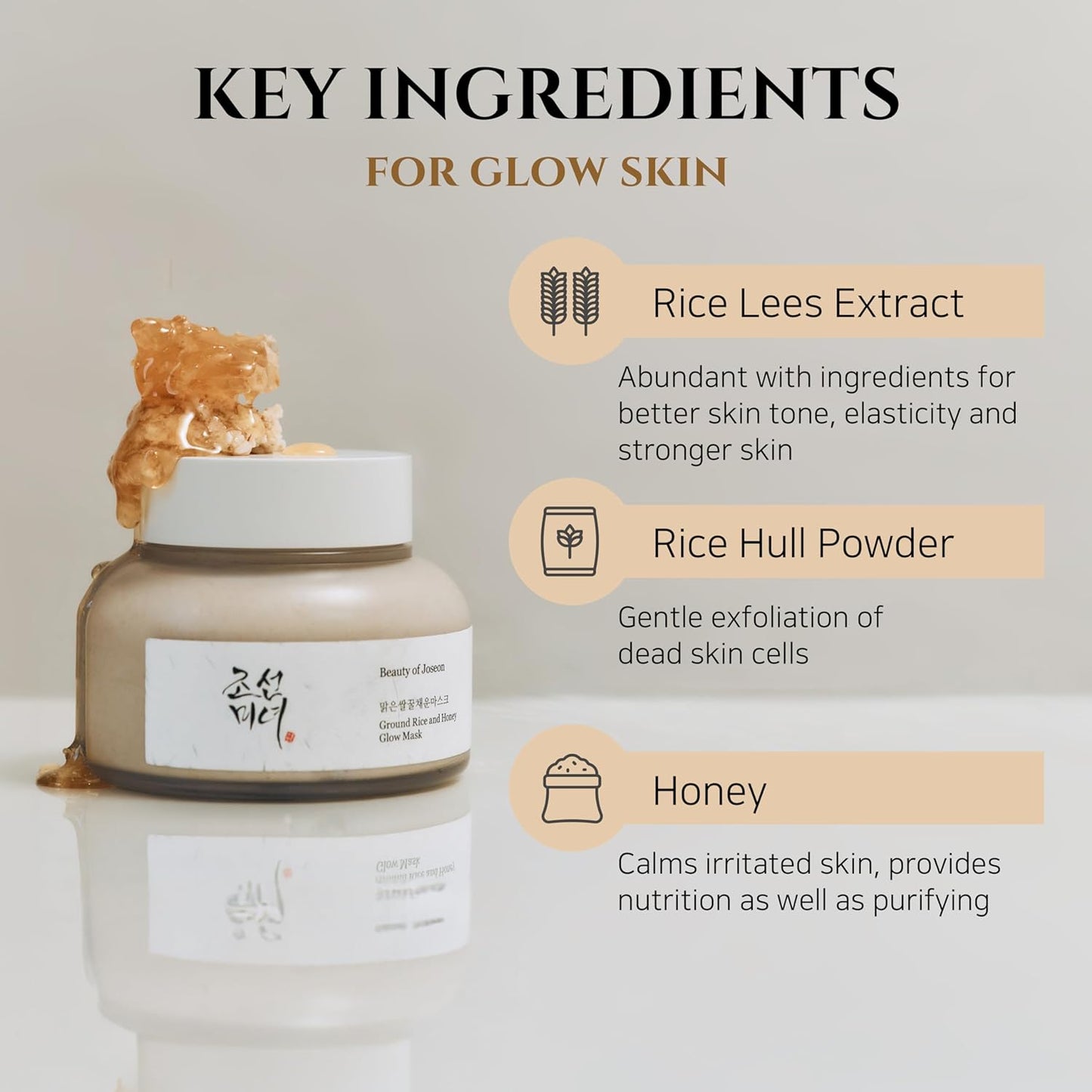 Beauty of Joseon Ground Rice and Honey Glow Mask – 150ml