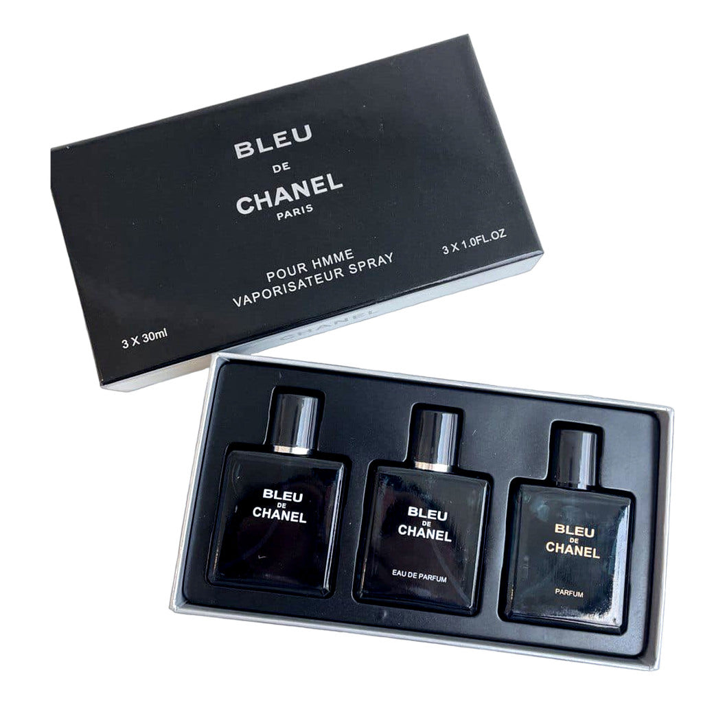 Bleu De Chanel 3 In 1 Perfume Gift Set -30ml | Chanel Fragrance