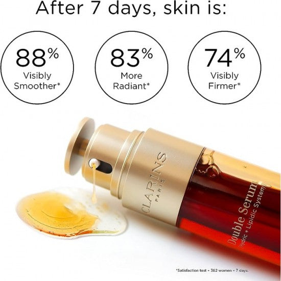 Clarins Paris Double Serum (Hydri + Lipidic System) -50ml