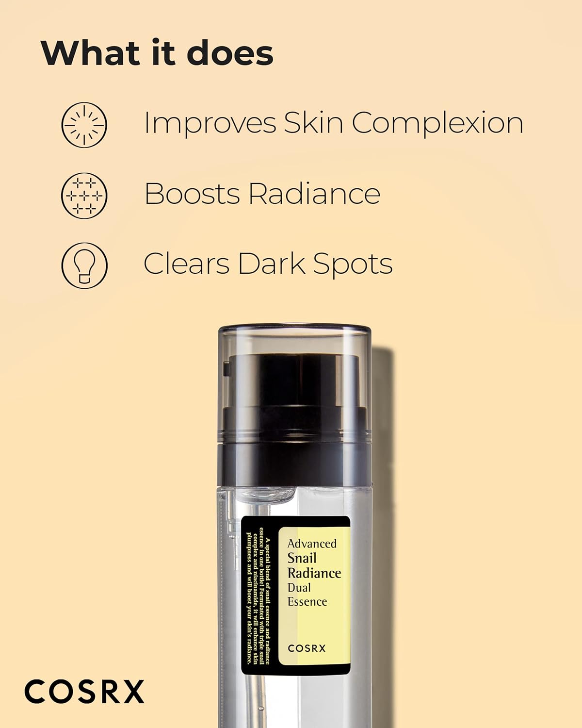 COSRX - Advanced Snail Radiance Dual Essence -80ml