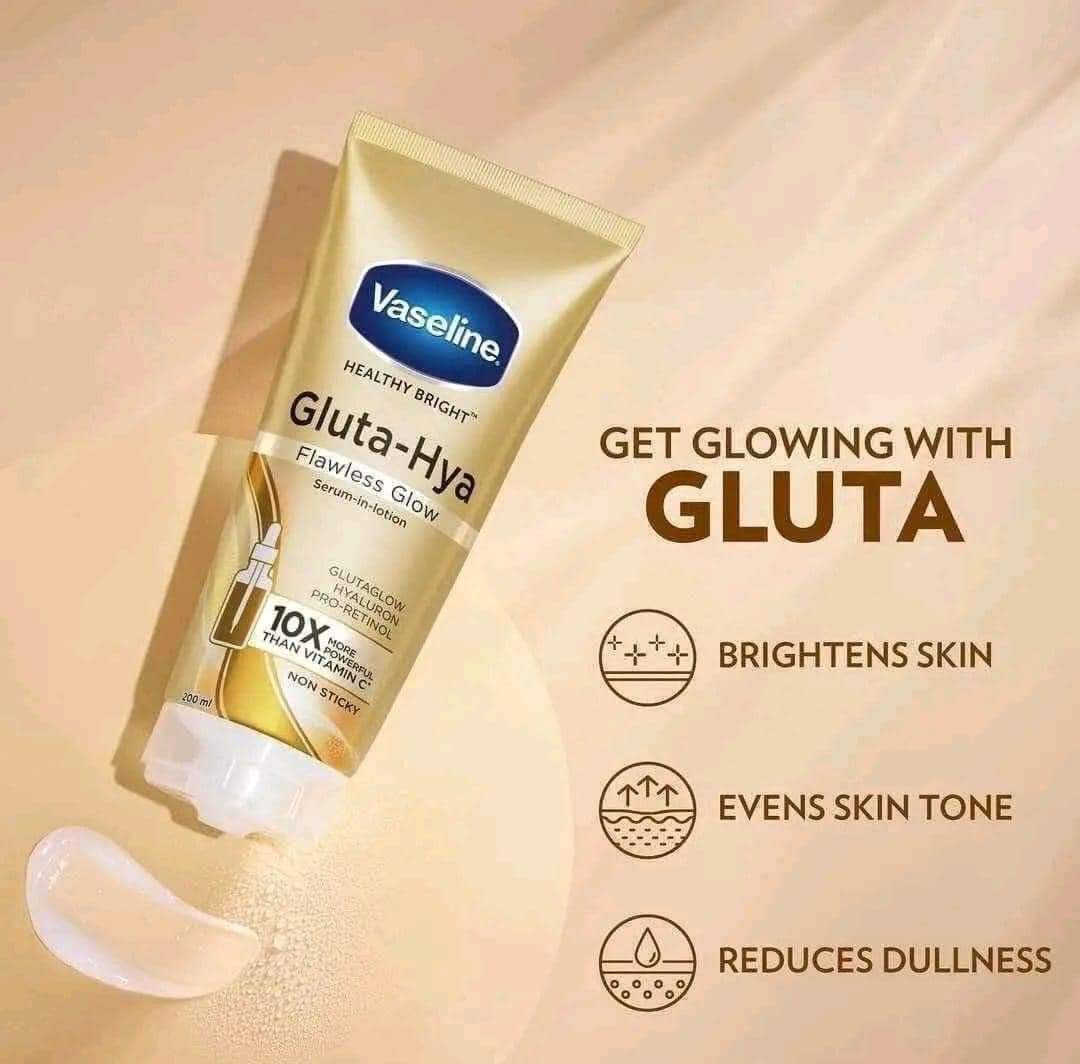 VASELINE ESSENTIAL GLUTA-HYA SERUM BURST BODY LOTION -330ml