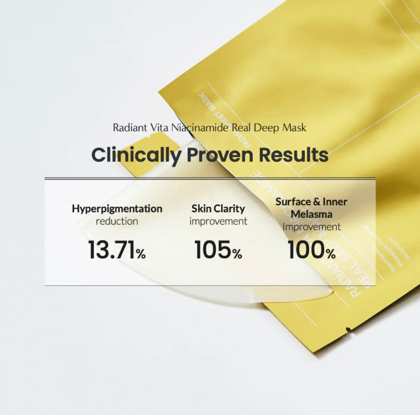Biodance Radiant Vita Niacinamide Real Deep Sheet Mask