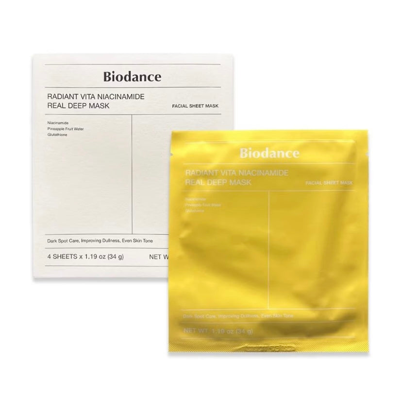 Biodance Radiant Vita Niacinamide Real Deep Sheet Mask