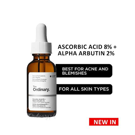 The Ordinary- Alpha Arbutin 2% Ascorbic Acid 8% -30ml