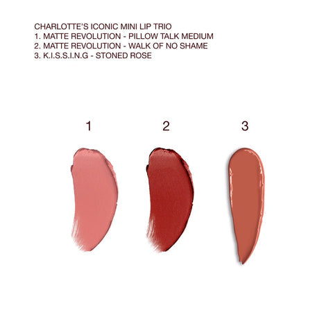 CHARLOTTE TILBURY Iconic Mini Lip Trio Kit