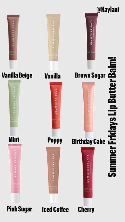 Summer Fridays Lip Butter Balm for Hydration & Shine