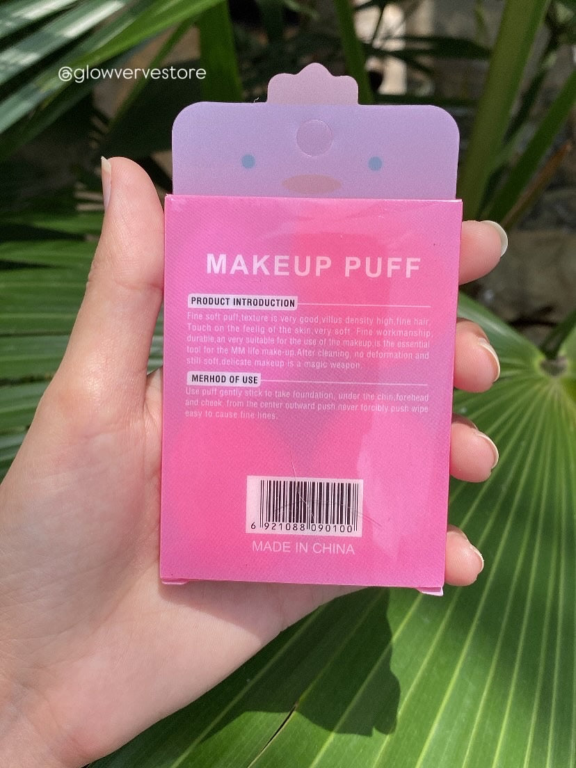 Mini Makeup Powder Puff -4Pc