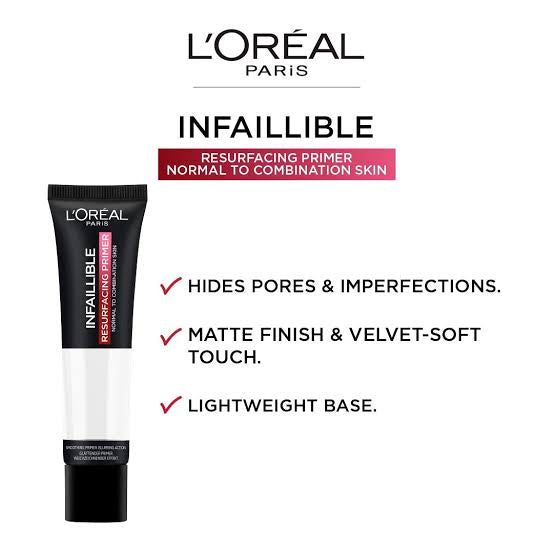 Loreal Paris Infaillible Resurfacing Primer -35ML
