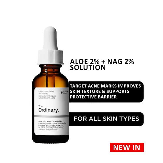 The Ordinary Aloe 2% + NAG 2% Solution -30ml