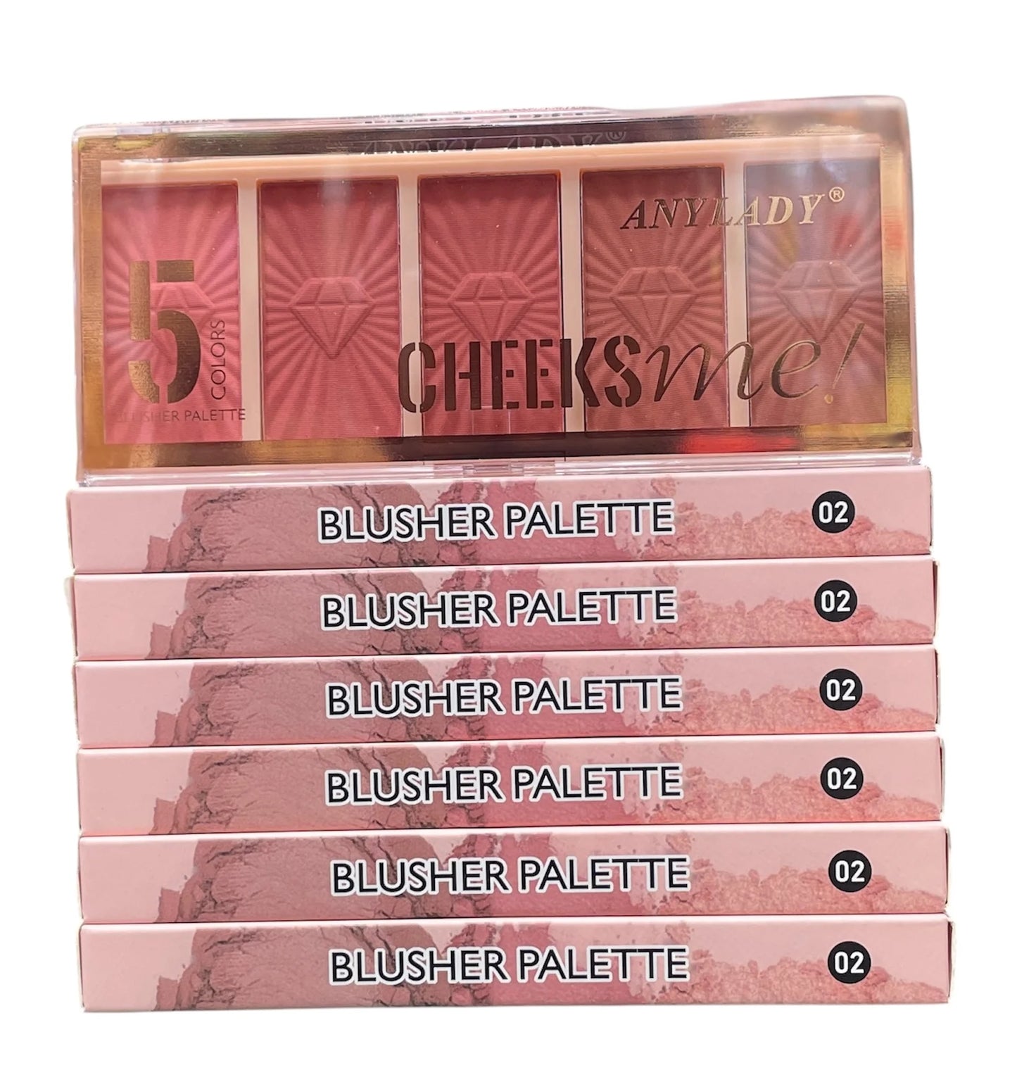 ANYLADY Cheeks Me! Blush Palette (5 Colors)