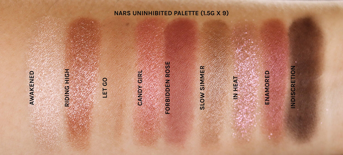 NARS Uninhibited Eyeshadow Palette – 9 Luxe Shades