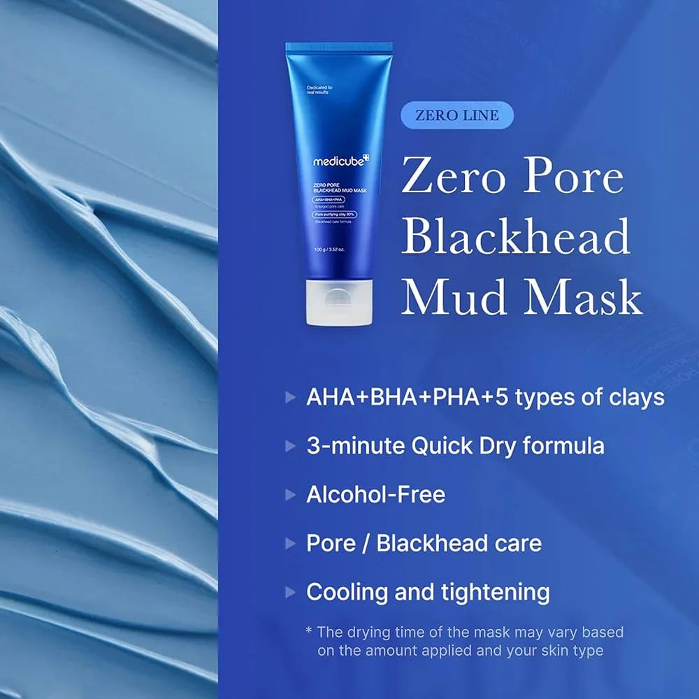 Medicube Zero Pore Blackhead Mud Mask -100g