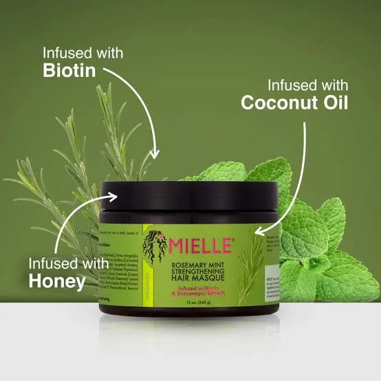 Mielle Rosemary Mint Strengthening Hair Masque -340gm