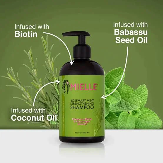 Mielle Rosemary Mint Strengthening Shampoo -355ml