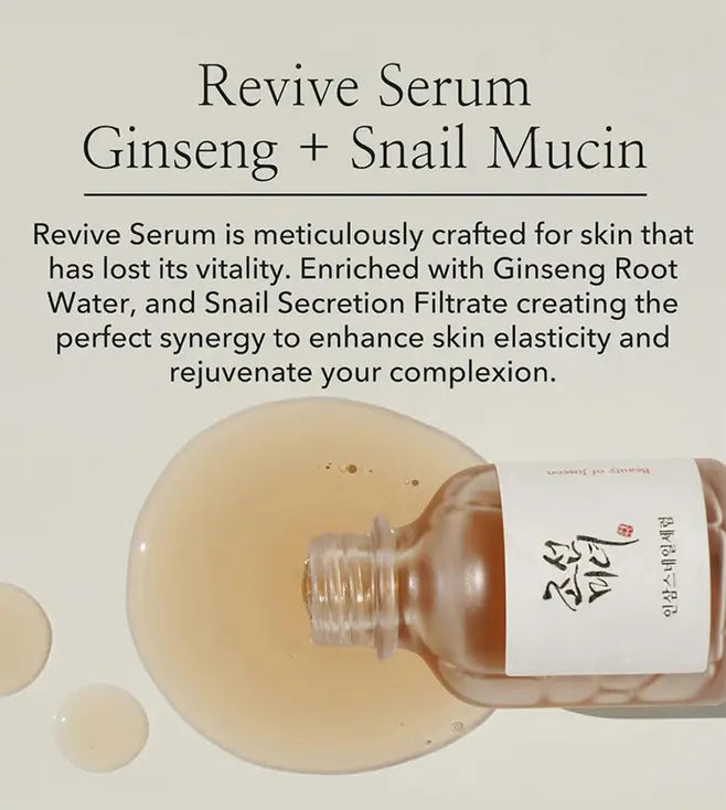Beauty Of Joseon Revive Serum (Ginseng + Snail Mucin) -30ml