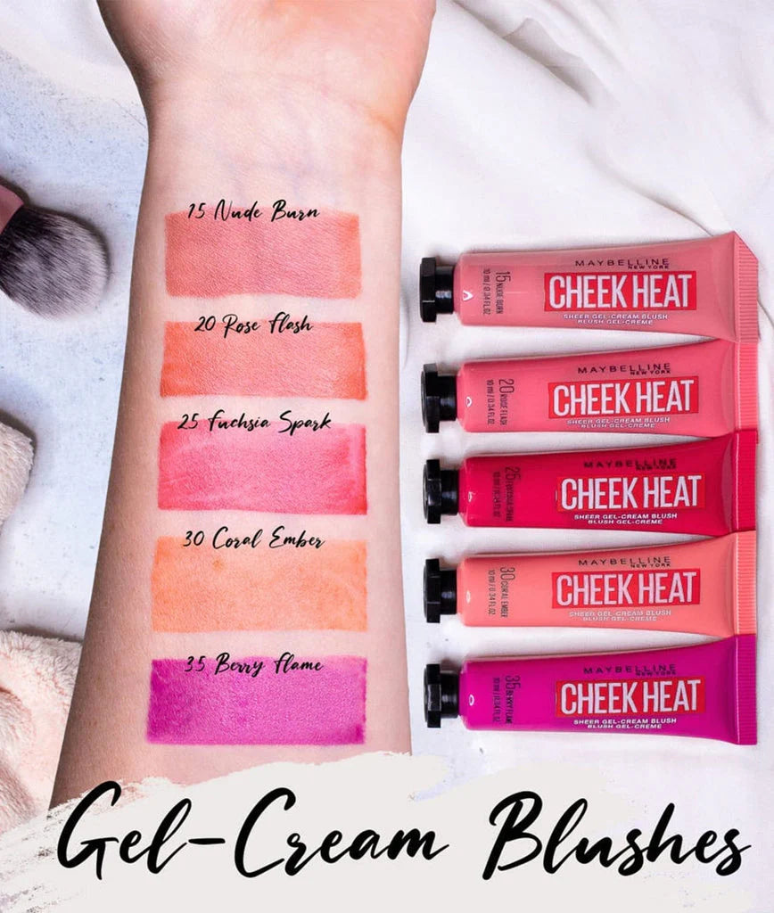 Maybelline New York Sheer Gel-Cream Cheek Heat Blush