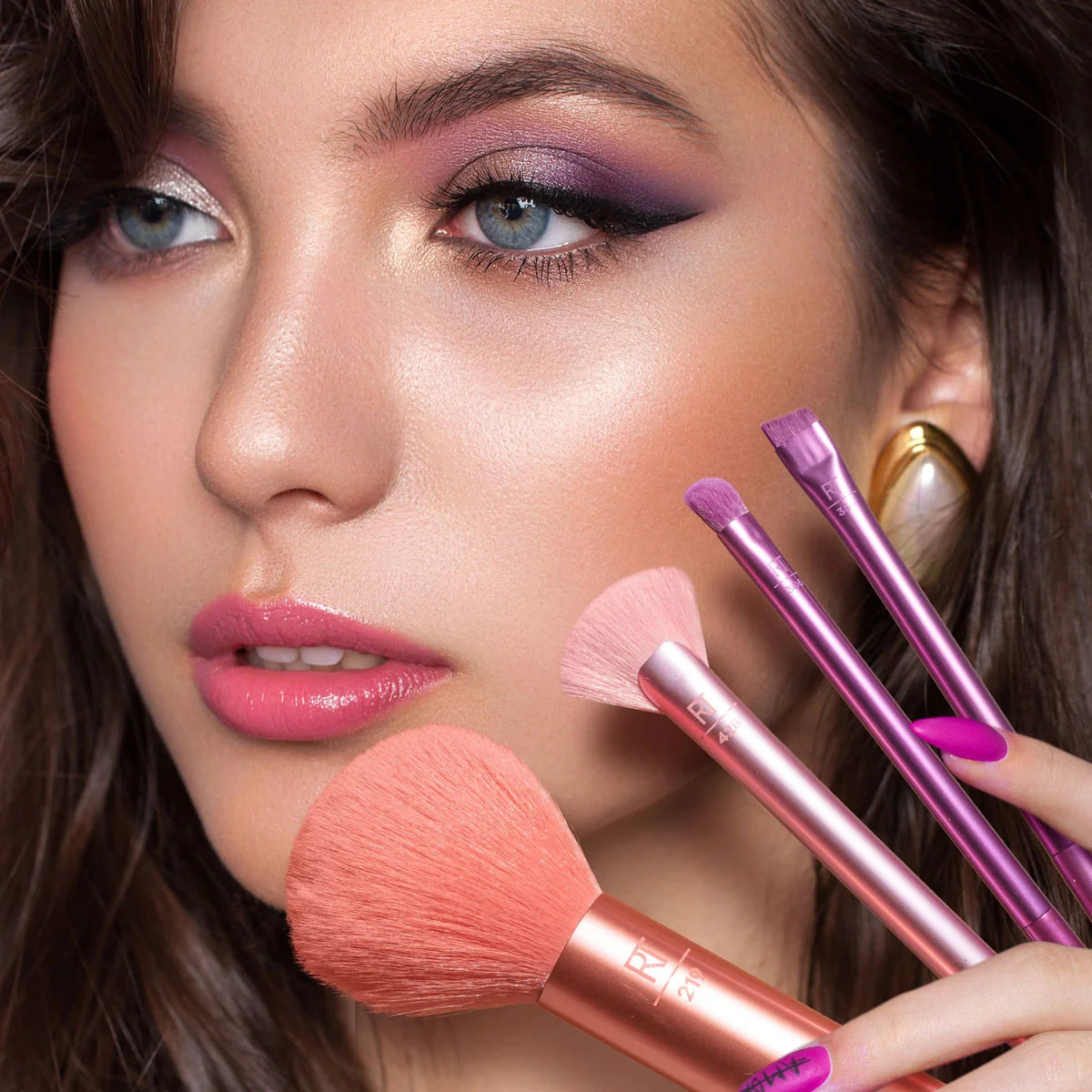 Real Techniques Insta Artist 9-Piece Brush Set | Pro Results