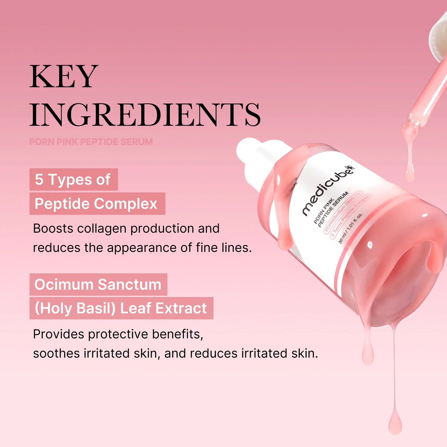 Medicube PDRN Pink Peptide Serum -30ml