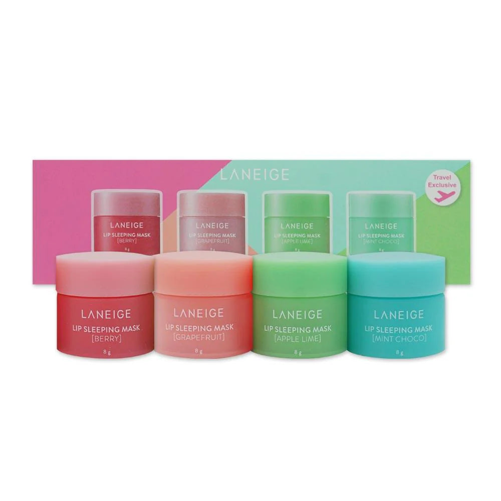 Laneige Lip Sleeping Mask Mini Kit – 4 X 8g For Soft Lips