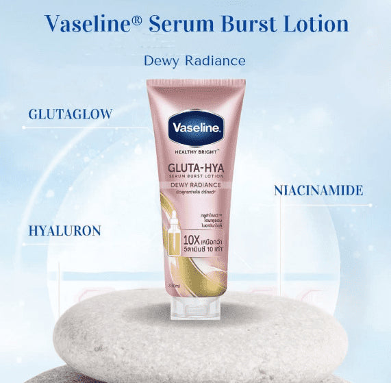 Vaseline Gluta-Hya Serum Burst Lotion Dewy Radiance -330ml