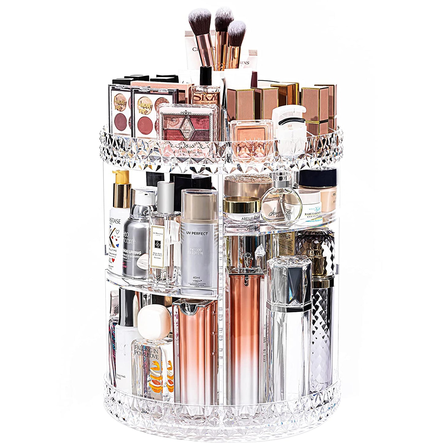 Acrylic 360 Degree Rotation Cosmetic Organizer