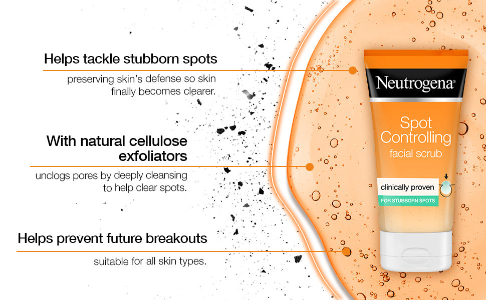 Neutrogena Spot Controlling Facial Scrub -150ml
