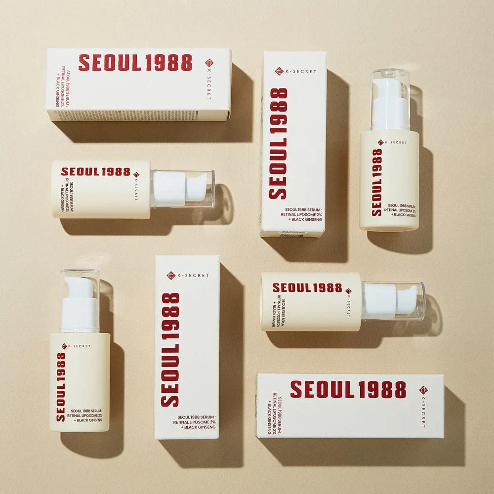 K-Secret Seoul 1988 Retinal Liposome 2% + Black Ginseng Serum -30ml