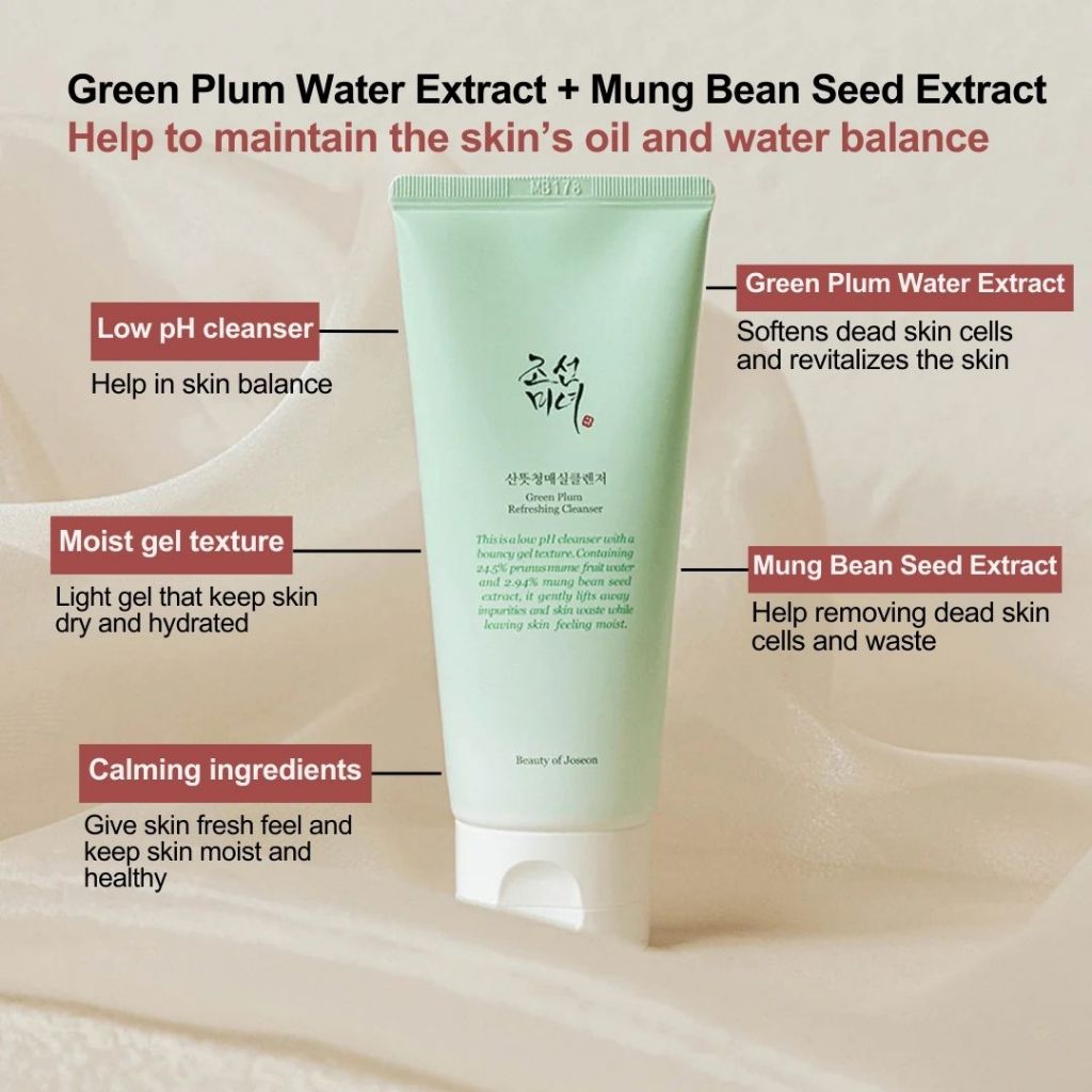 Beauty Of Joseon – Green Plum Refreshing Cleanser 100ml