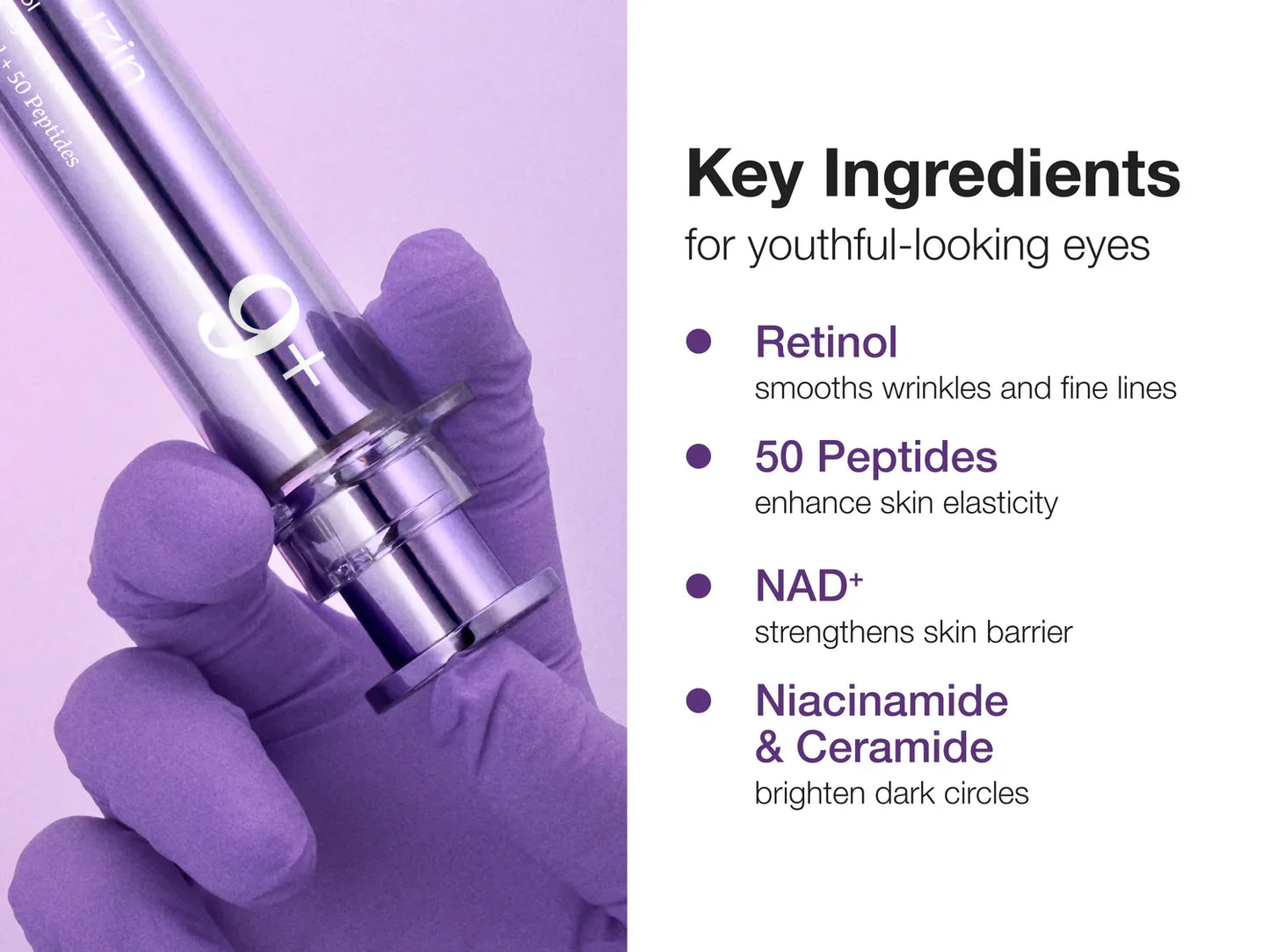 Numbuzin No.9 NAD+ Retinol Volumetox Eye Cream 10ml β Anti Aging Korean Eye Cream