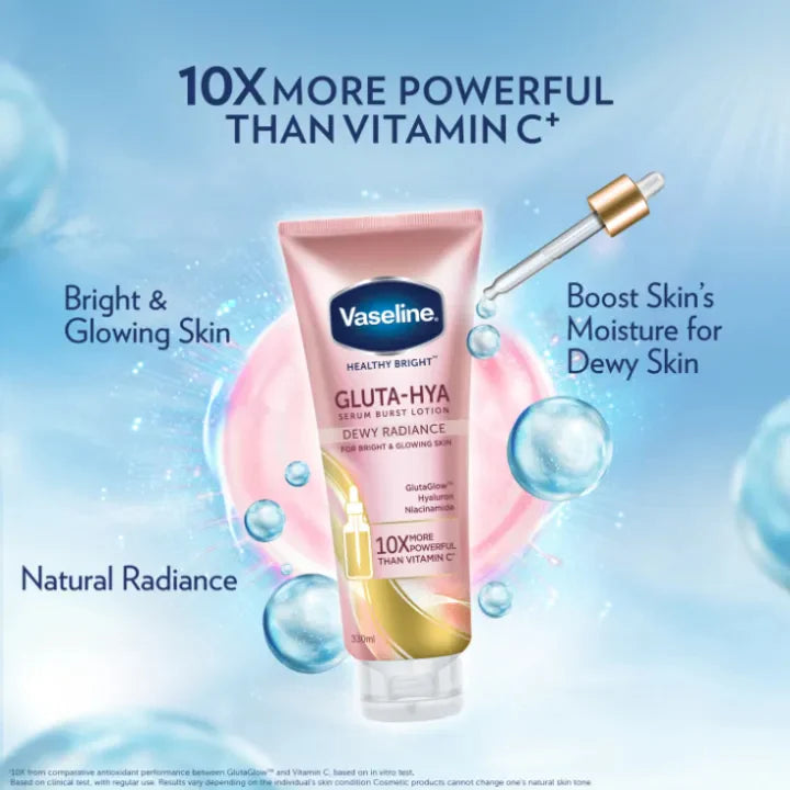 Vaseline Gluta-Hya Serum Burst Lotion Dewy Radiance -330ml