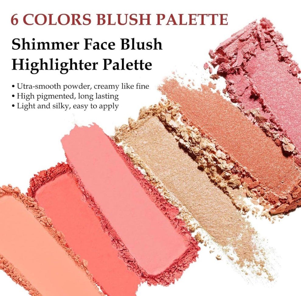 Hudamoji Bellini Blush & Highlighter Palette