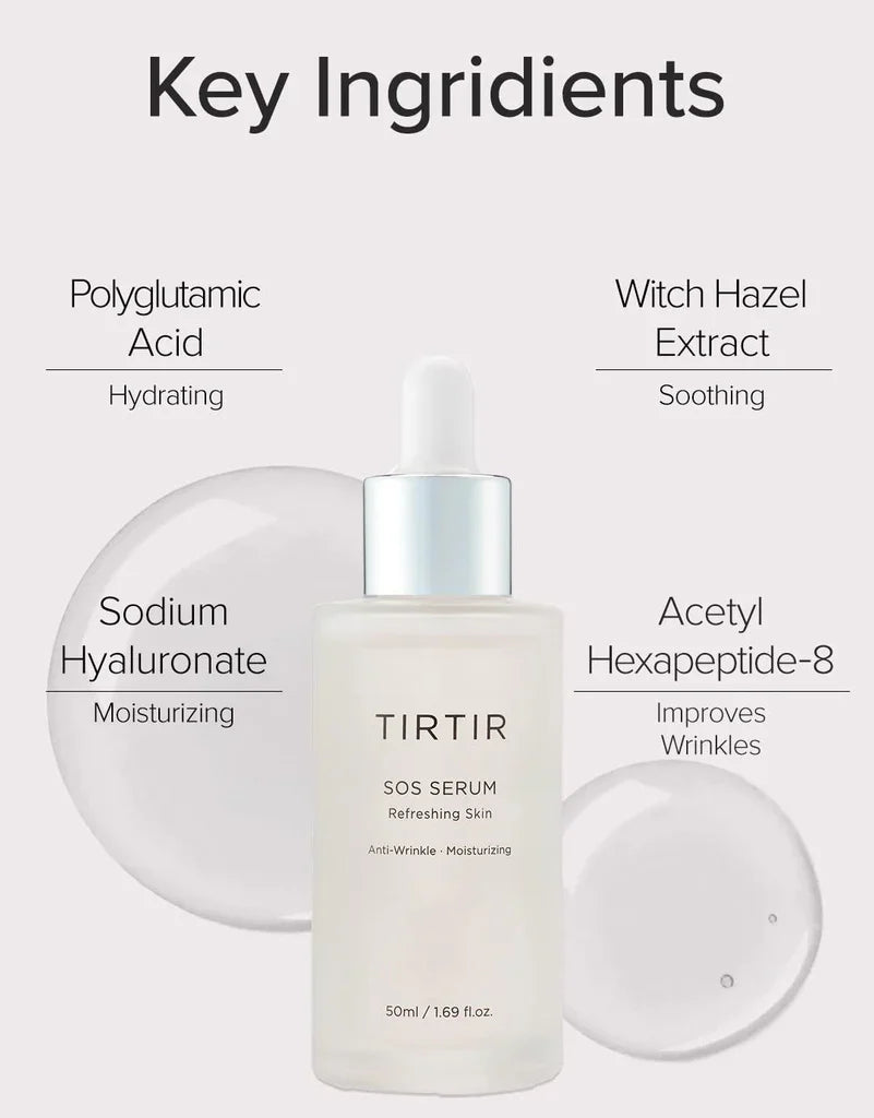 TIRTIR SOS Serum – Anti-Wrinkle & Moisturizing-50ml