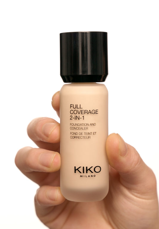 KIKO Milano Full Coverage 2-In-1 Foundation & Concealer- 25ml
