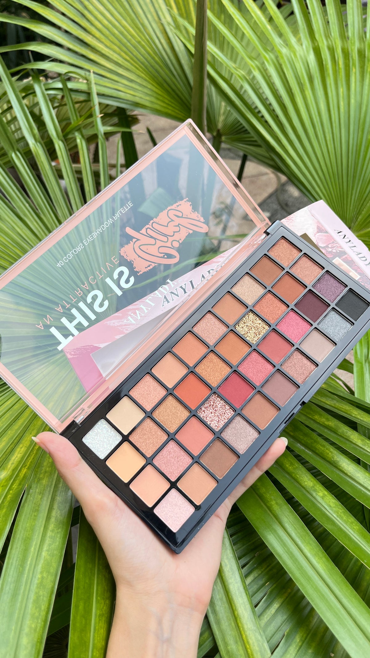 Anylady This Is Girl an Attractive 40 Colors Eyeshadow Palette