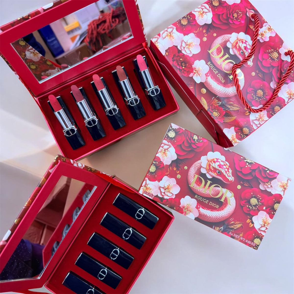 Dior Rough 5 in 1 Lipstick -Gift Pack
